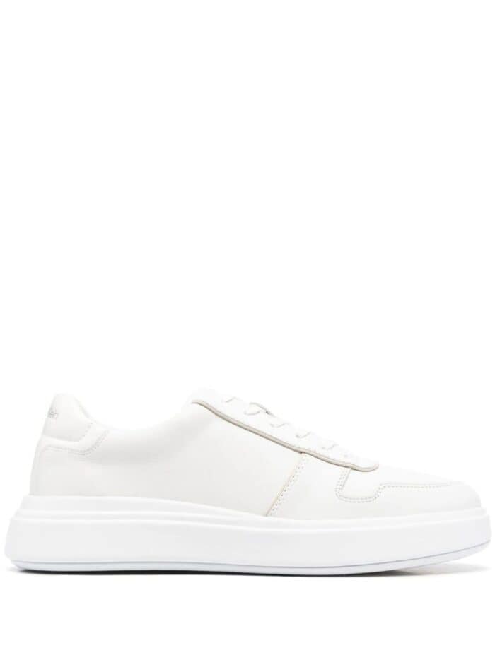 CALVIN KLEIN LOW TOP LACE UP PIPING