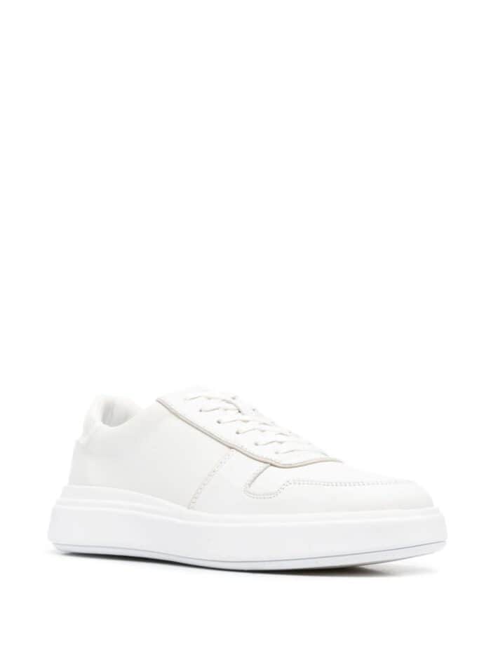 CALVIN KLEIN LOW TOP LACE UP PIPING