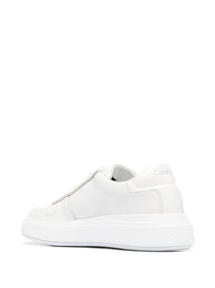 CALVIN KLEIN LOW TOP LACE UP PIPING