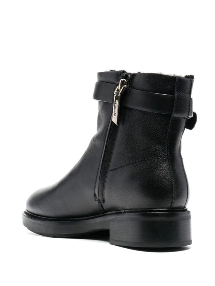 CALVIN KLEIN RUBBER SOLE ANKLE BOOT HW