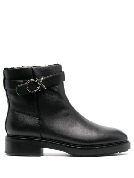 CALVIN KLEIN RUBBER SOLE ANKLE BOOT HW