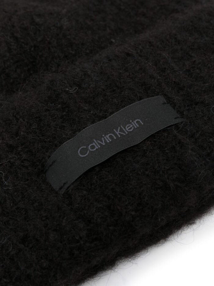 CALVIN KLEIN Satin Label  Beanie