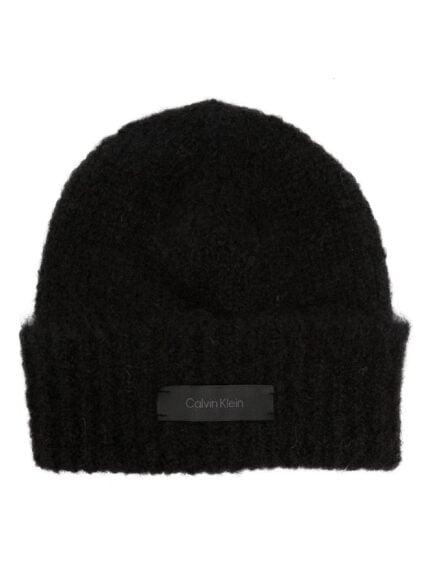 CALVIN KLEIN Satin Label  Beanie