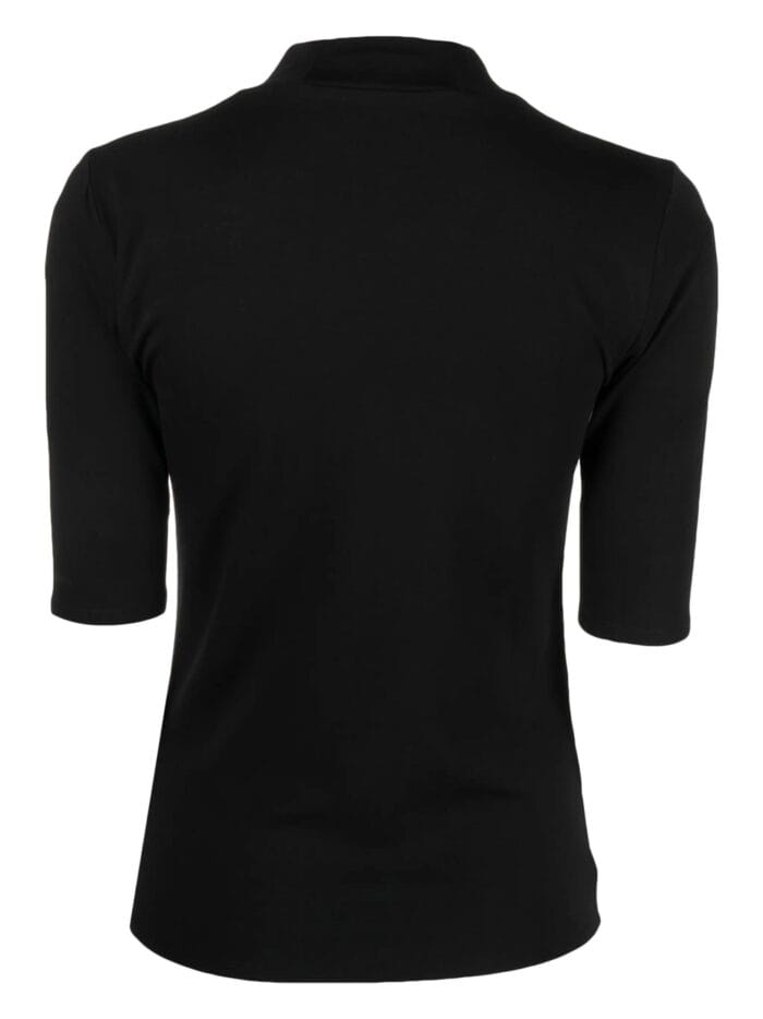 CALVIN KLEIN Smooth Cotton Stretch Mock Top