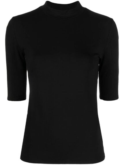 CALVIN KLEIN Smooth Cotton Stretch Mock Top