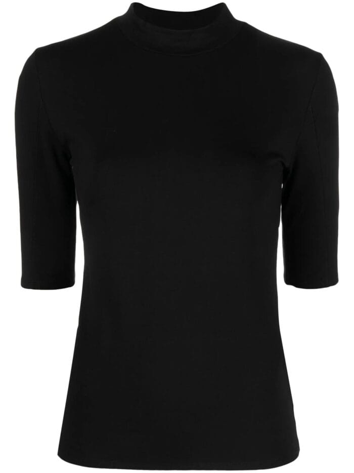 CALVIN KLEIN Smooth Cotton Stretch Mock Top