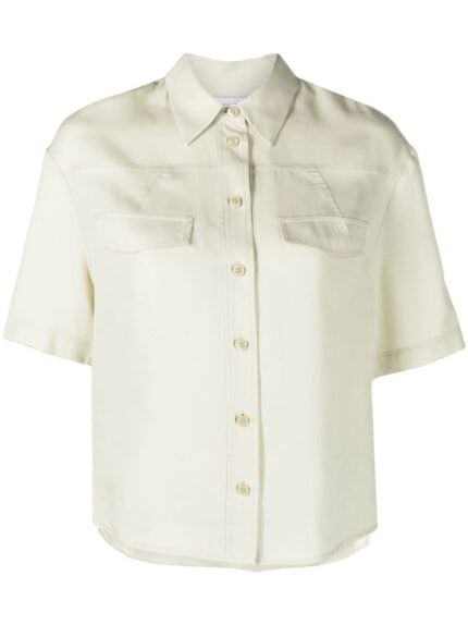 CALVIN KLEIN Tencel Short Sleeve Blouse