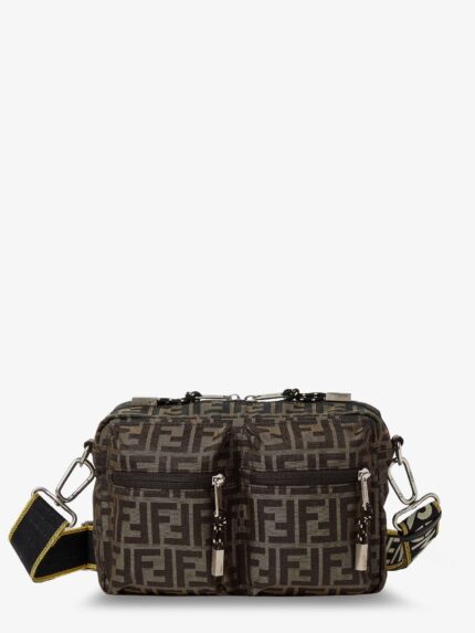 Fendi Camera Case Superlight FF Zucca Fabric Crossbody Bag