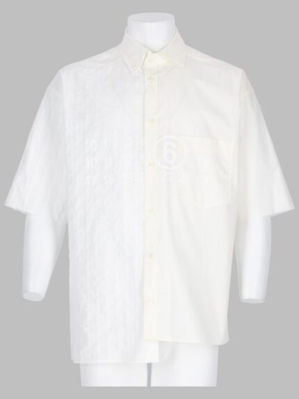 MM6 MAISON MARGIELA CAMICIA ASIMMETRICA