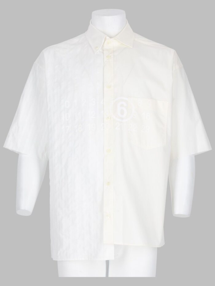mm6 maison margiela camicia asimmetrica MM6 MAISON MARGIELA CAMICIA ASIMMETRICA