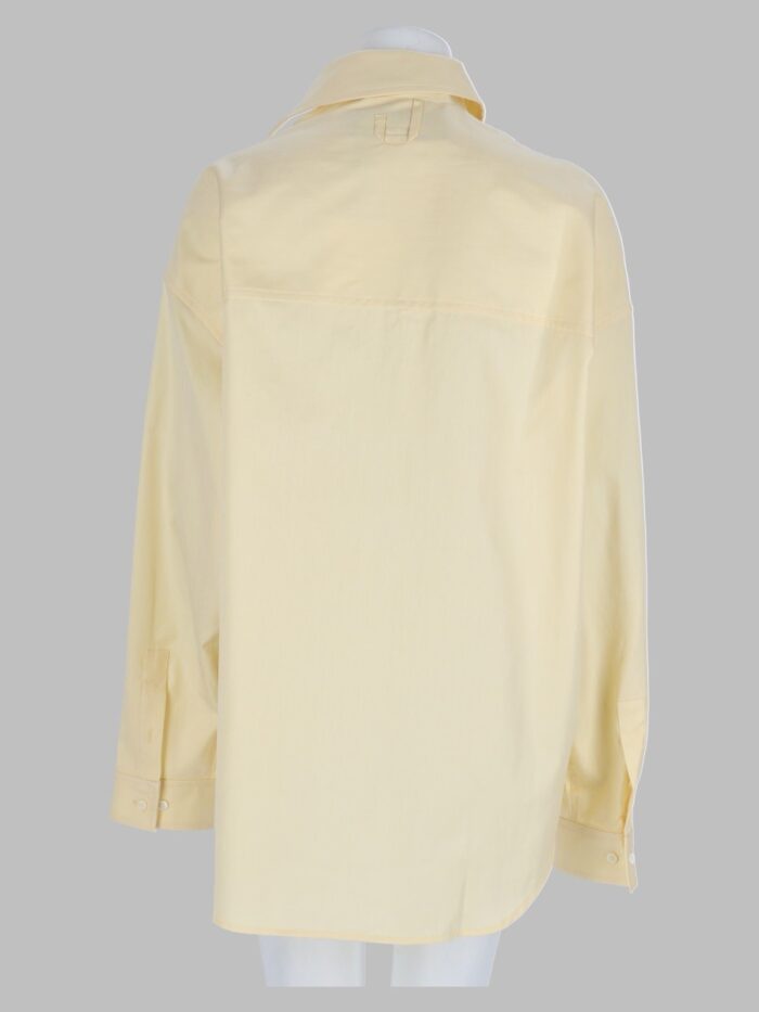 JACQUEMUS Camicia Asimmetrica In Cotone