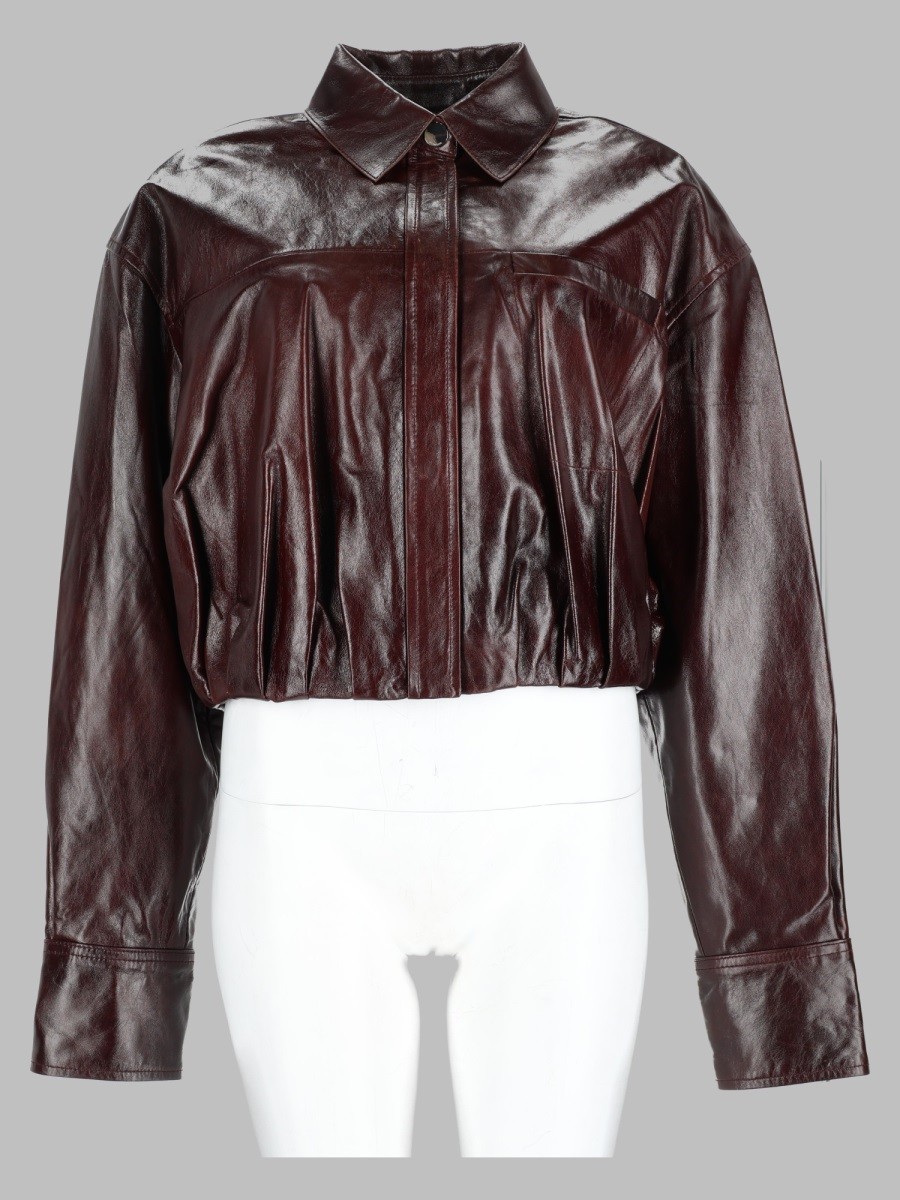 Sportmax Camicia Boxy In Nappa