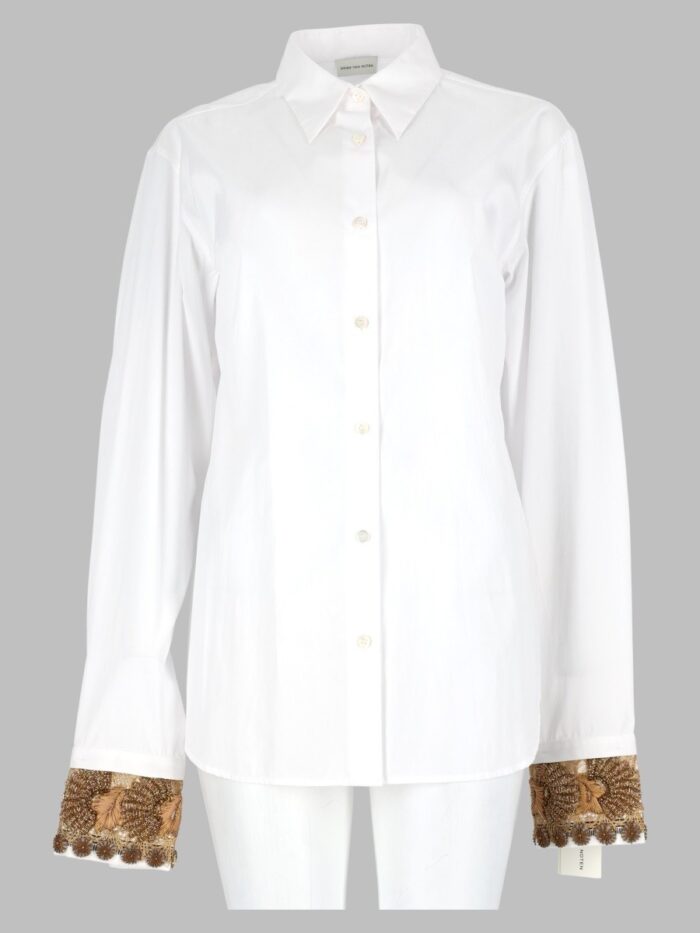 dries van noten camicia "chloris" in cotone Dries Van Noten Camicia "Chloris" In Cotone