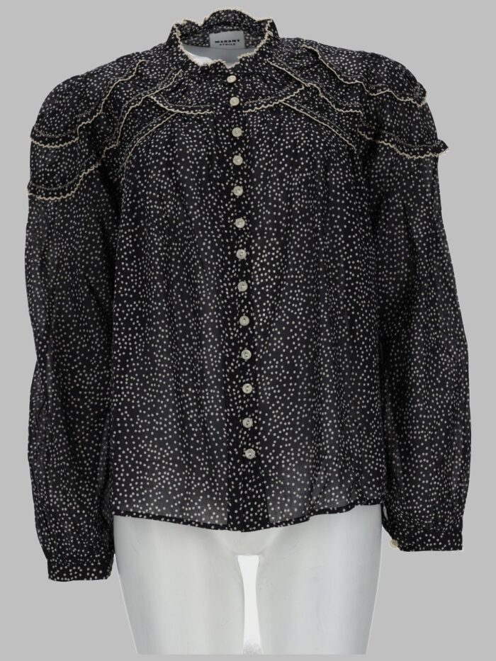 marant etoile camicia "christa" in voile di cotone MARANT ETOILE CAMICIA "CHRISTA" IN VOILE DI COTONE