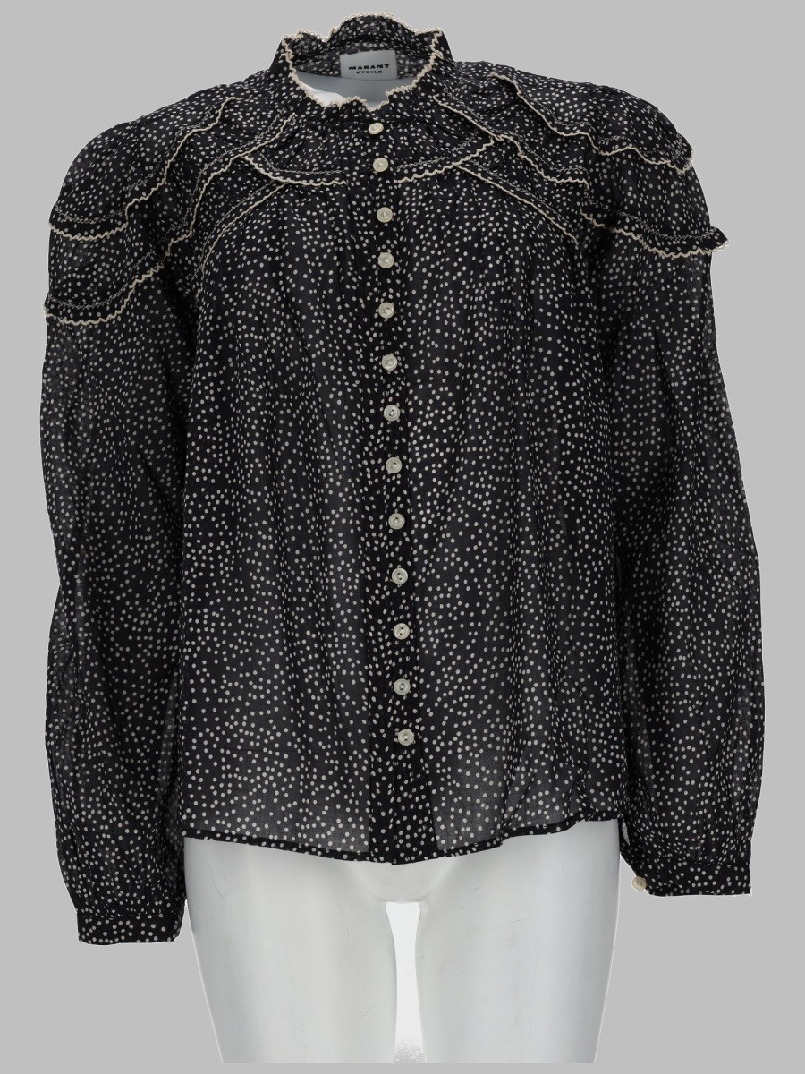 MARANT ETOILE CAMICIA "CHRISTA" IN VOILE DI COTONE