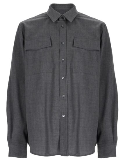 AMI PARIS Camicia Classic Fit In Lana