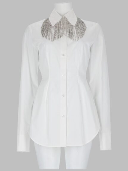 Sportmax CAMICIA CON COLLETTO GIOIELLO