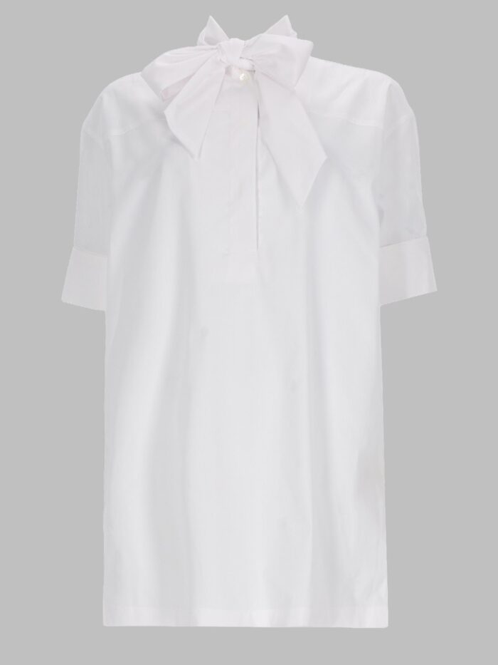 dries van noten camicia con dettaglio sciarpa Dries Van Noten CAMICIA CON DETTAGLIO SCIARPA