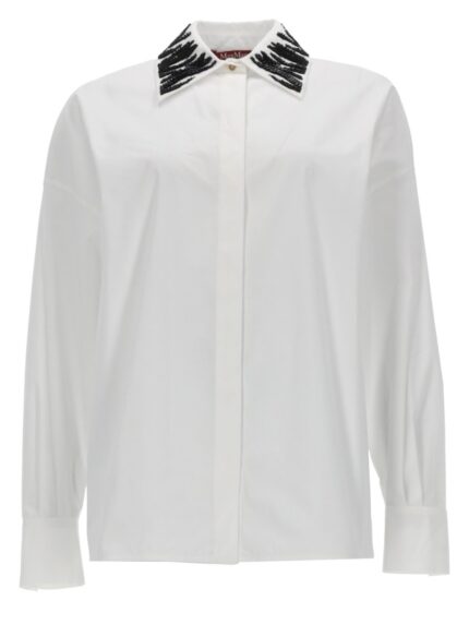 Max Mara CAMICIA CON DETTAGLIO STRASS