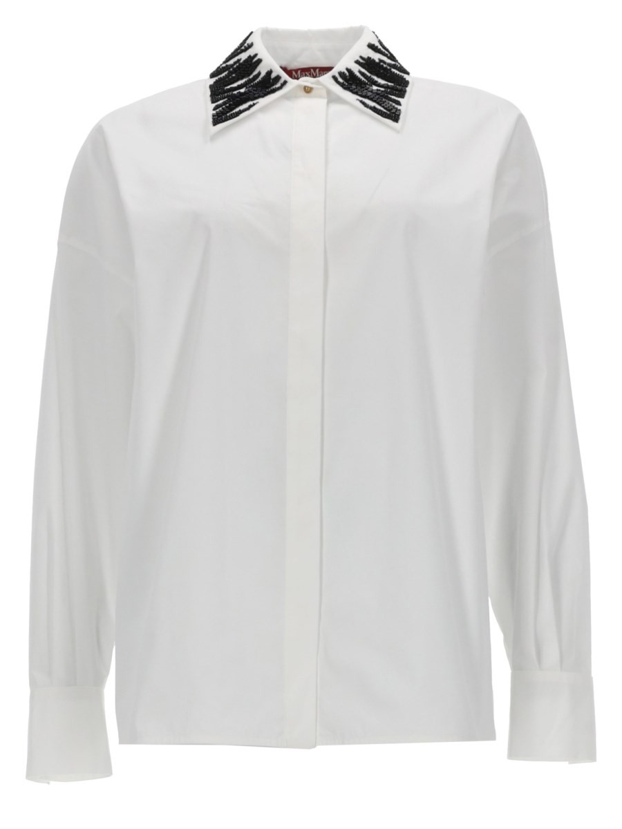 Max Mara CAMICIA CON DETTAGLIO STRASS