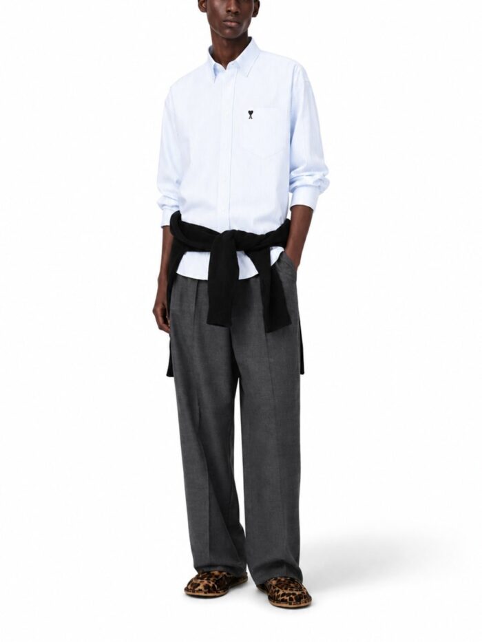 AMI PARIS CAMICIA CON LOGO