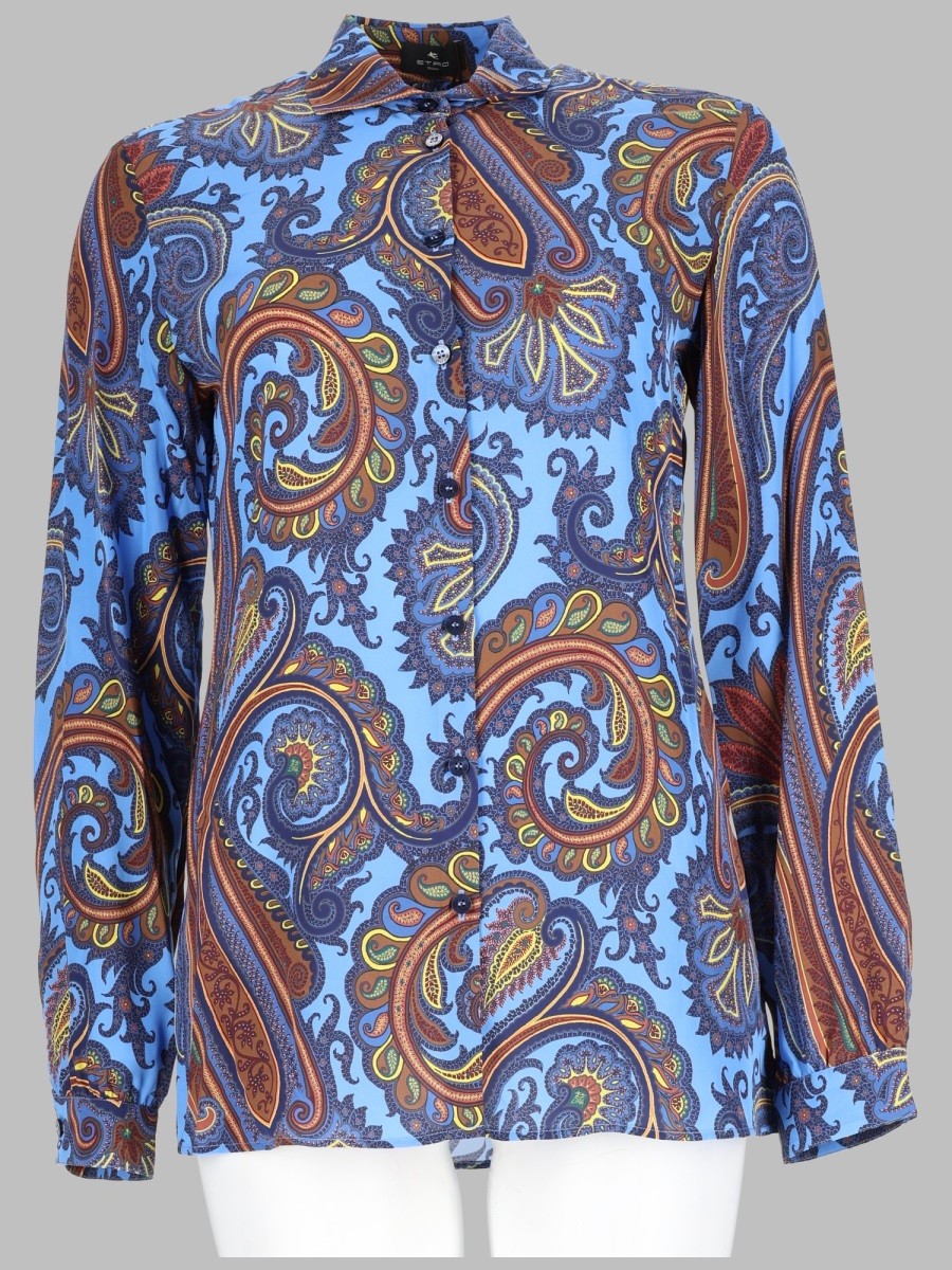 Etro CAMICIA CON STAMPA PAISLEY