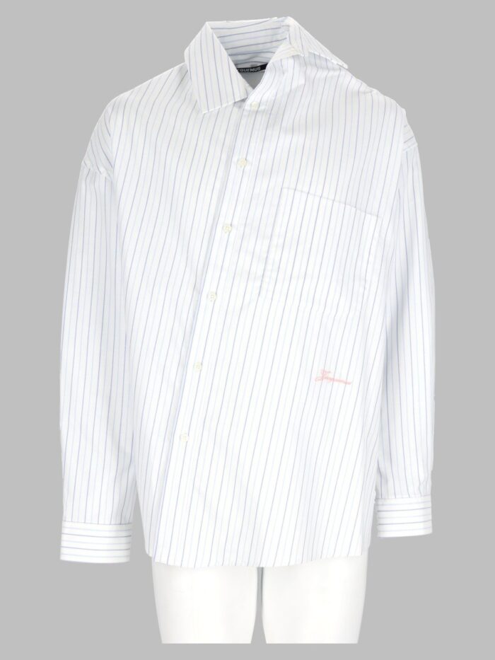 JACQUEMUS Camicia "Cuadro" A Righe