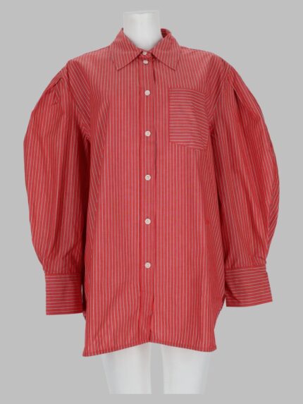 GANNI Camicia In Cotone A Righe