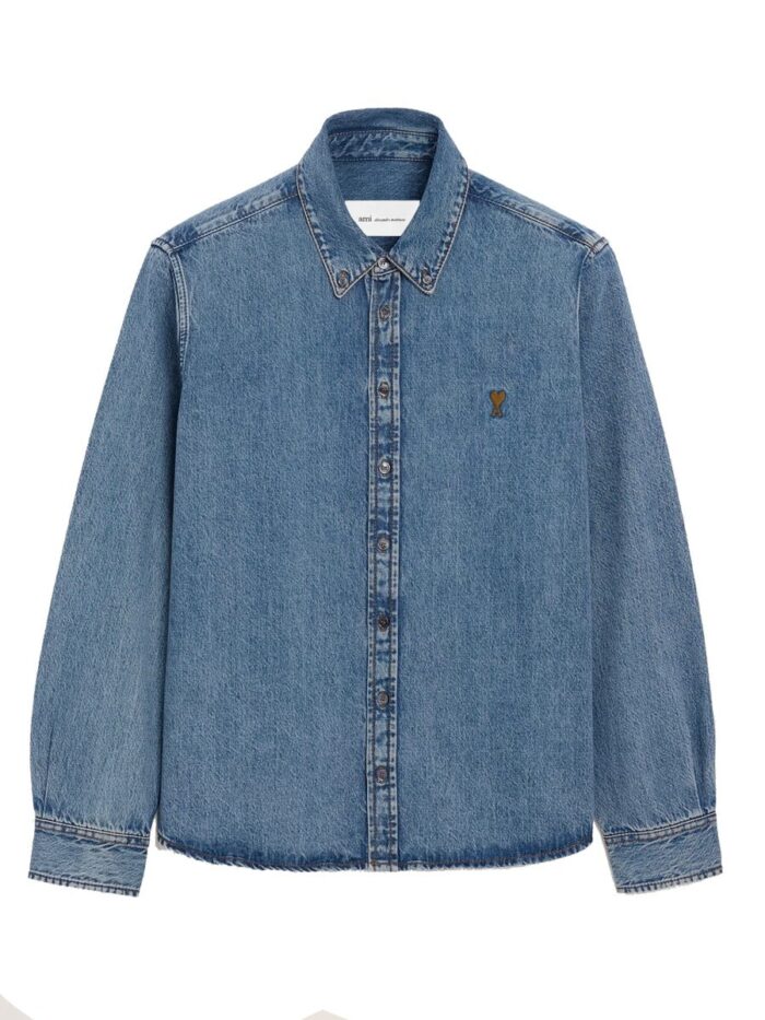 ami paris camicia in denim AMI PARIS CAMICIA IN DENIM