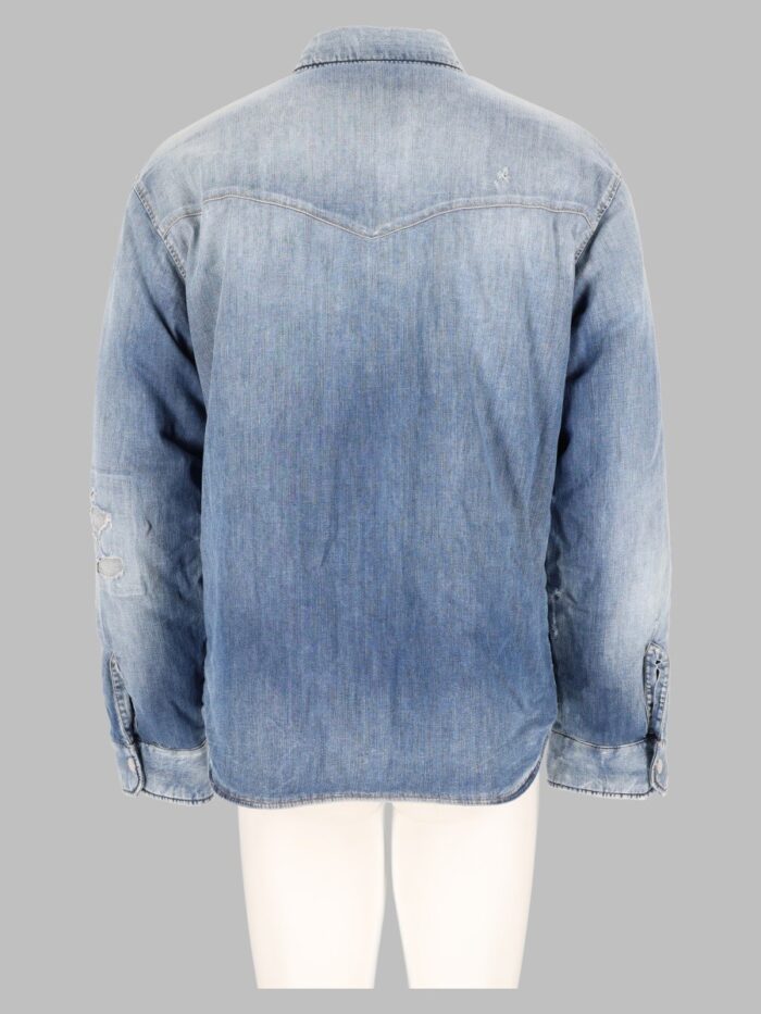 DSquared2 Camicia In Denim “Medium Perfecto Puffy”