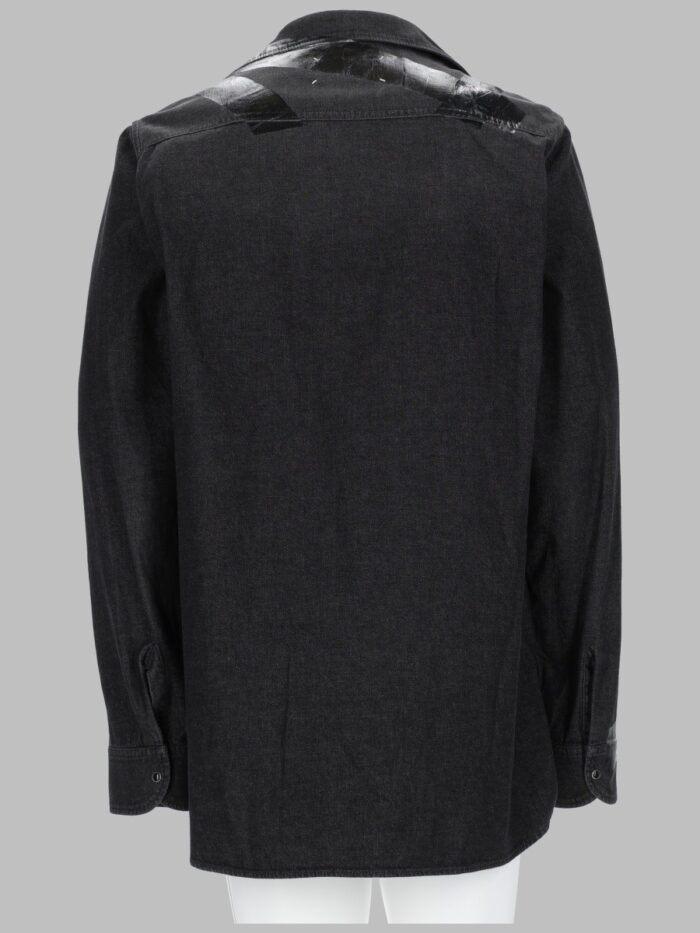 Maison Margiela CAMICIA IN DENIM TAPED