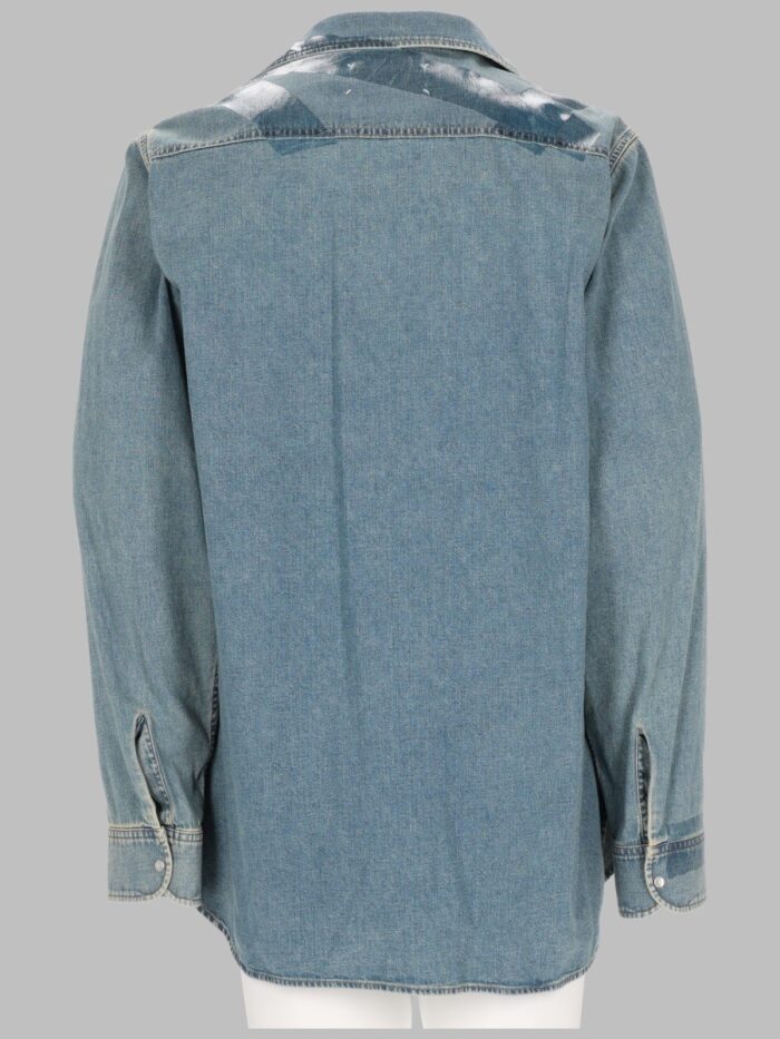 Maison Margiela CAMICIA IN DENIM TAPED