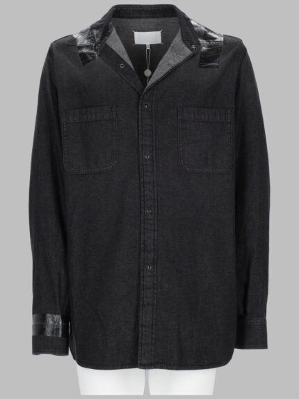 Maison Margiela CAMICIA IN DENIM TAPED