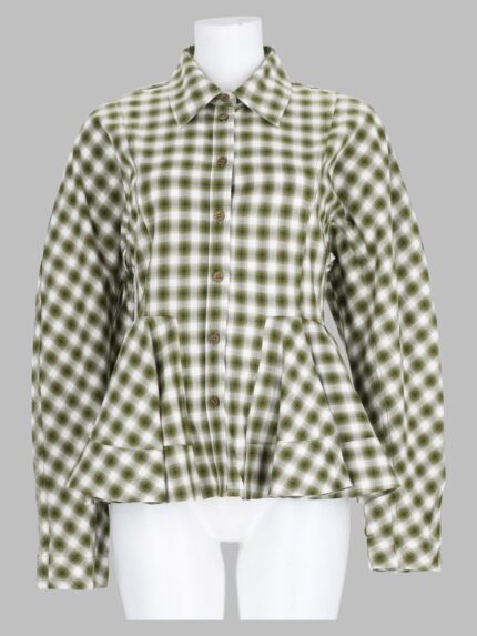 GANNI Camicia In Flanella A Quadri