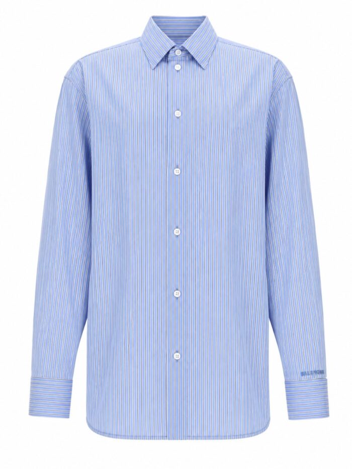 balenciaga camicia in popeline tecnico ultra fine Balenciaga CAMICIA IN POPELINE TECNICO ULTRA FINE