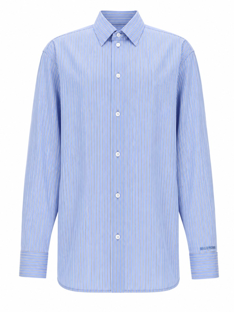 Balenciaga CAMICIA IN POPELINE TECNICO ULTRA FINE