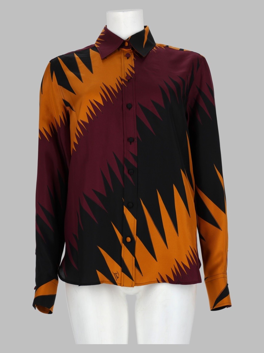 PUCCI Camicia In Seta Con Stampa "Drago"