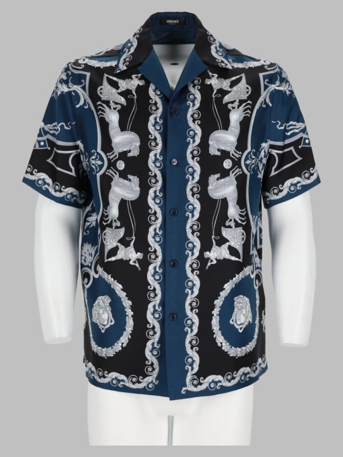 versace camicia in seta stampa baroque Versace Camicia In Seta Stampa Baroque