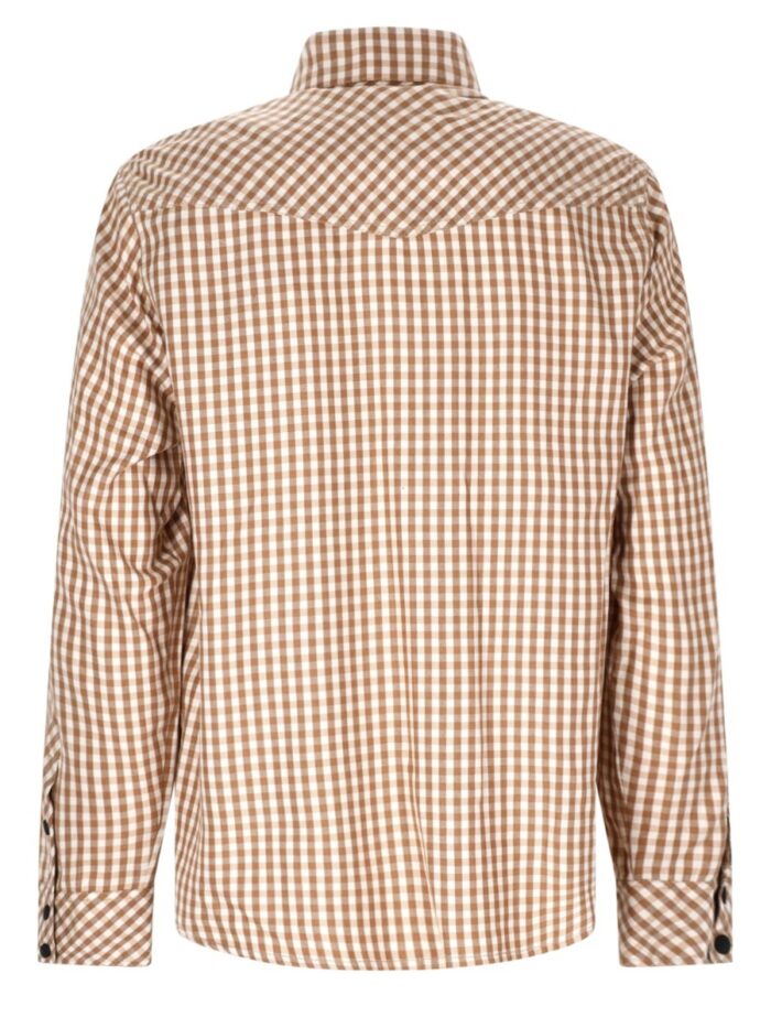 MONCLER GRENOBLE Camicia In Tartan Di Cotone