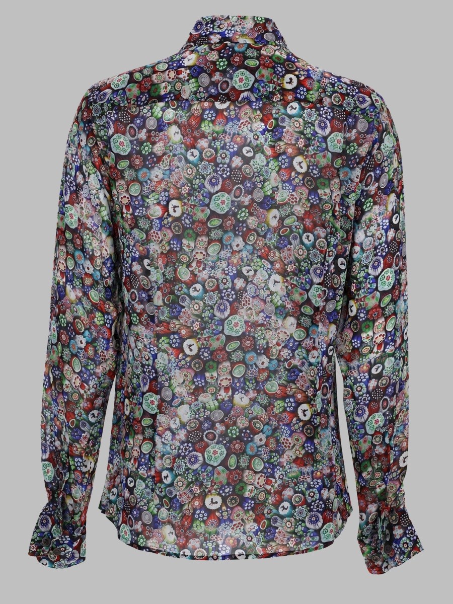 Dries Van Noten CAMICIA IN VISCOSA RICAMATA