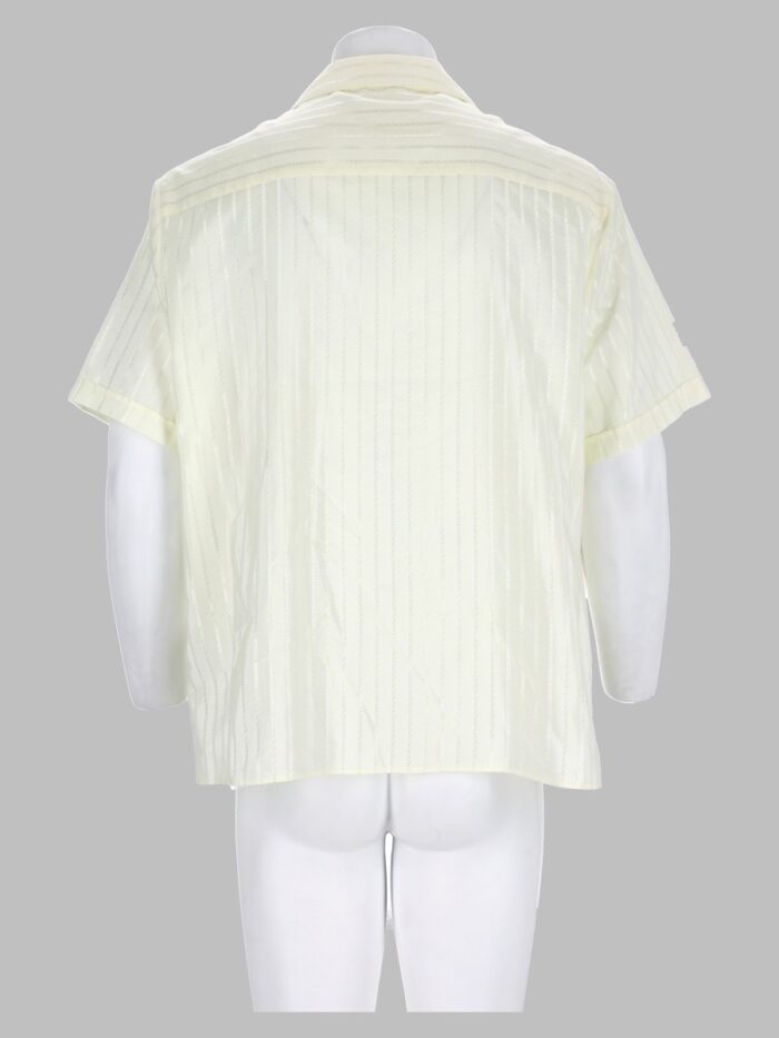 Versace Camicia Jacquard Micro Greca