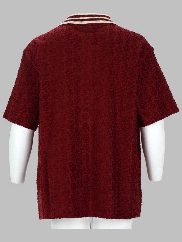 Drole De Monsieur CAMICIA MONOGRAM IN COTONE