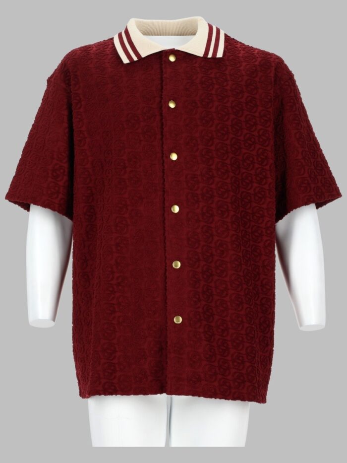 drole de monsieur camicia monogram in cotone Drole De Monsieur CAMICIA MONOGRAM IN COTONE