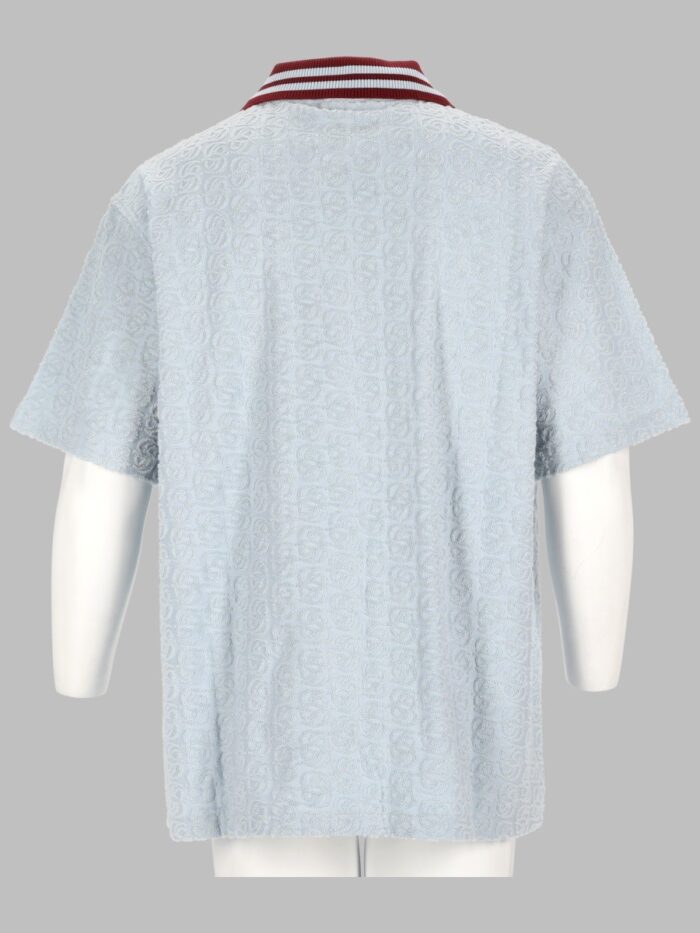 Drole De Monsieur CAMICIA MONOGRAM IN COTONE