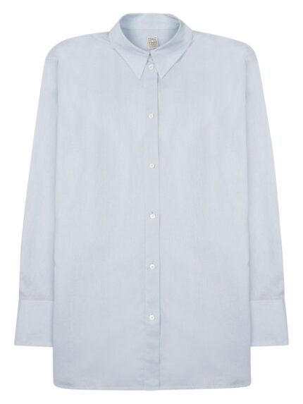 TOTEME CAMICIA OVERSIZE IN COTONE E LINO