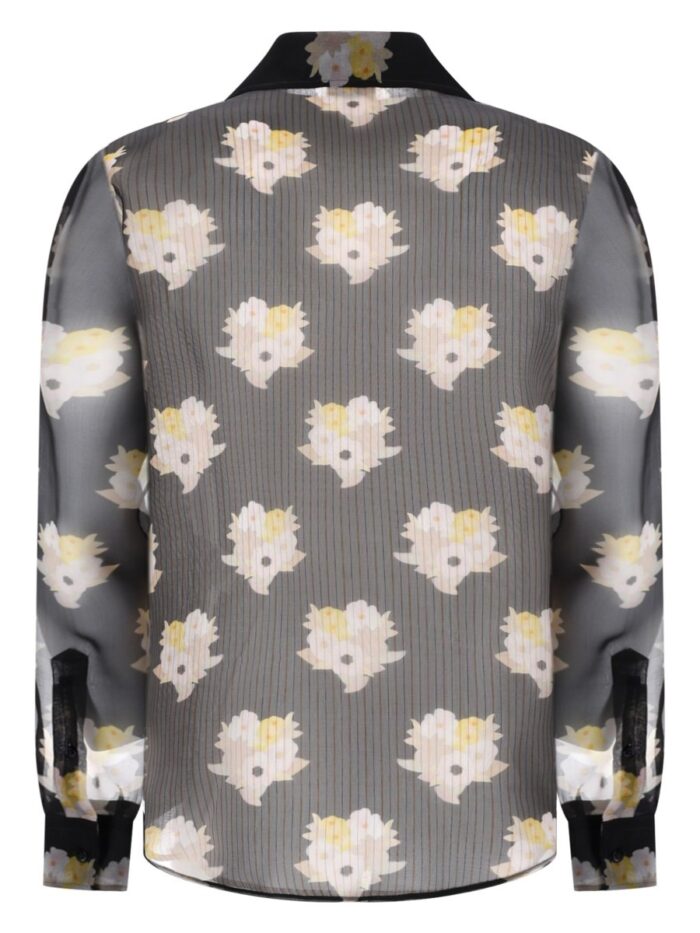 Fendi CAMICIA OVERSIZE IN SETA E COTONE
