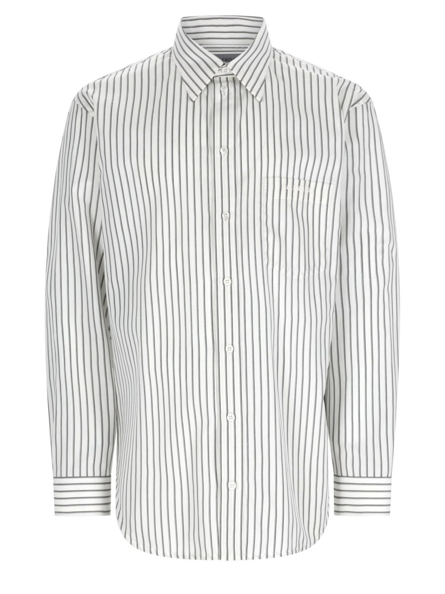 Balenciaga Camicia Regular Fit In Cotone