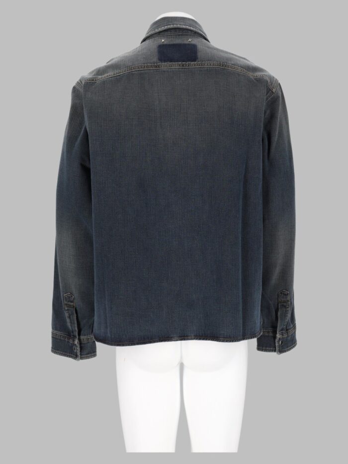 Golden Goose Deluxe Brand Camicia Slim Fit In Denim Di Cotone