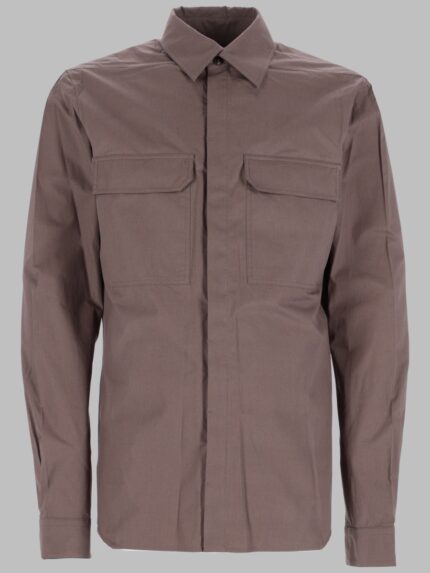 RICK OWENS CAMICIA "WORK" IN POPELINE