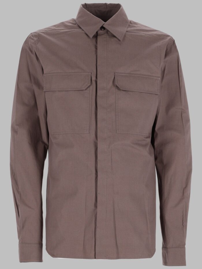 rick owens camicia "work" in popeline RICK OWENS CAMICIA "WORK" IN POPELINE